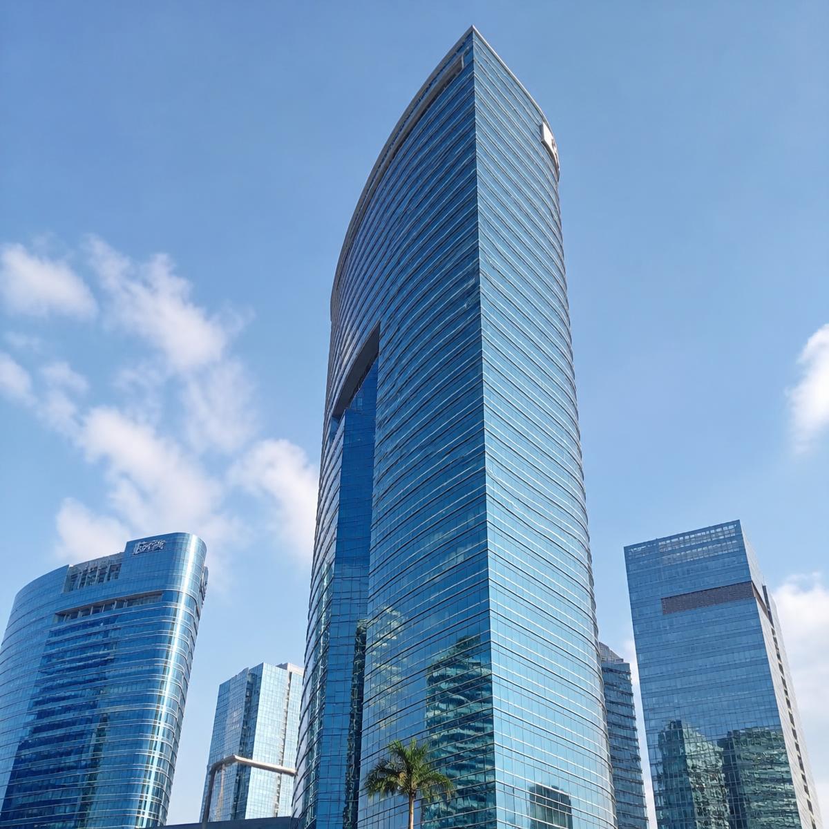 Edifícios modernos em Luanda