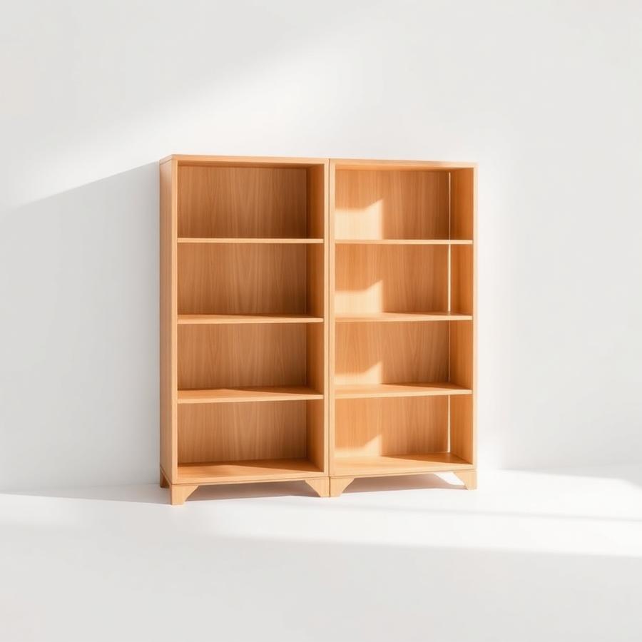 Estante modular em madeira